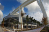 Exterior view of the new Miami Marlins Ballpark in Miami, Florida. (Photo by Mike Ehrmann/Getty Images)