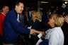Tom Ricketts, Chairman of the Chicago Cubs, greets fans before the Opening Day game against the Milwaukee Brewers at Wrigley Field in Chicago, Illinois.  (Photo by Jonathan Daniel/Getty Images)