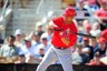 Phoenix, AZ, USA; Anaheim Angels batter Bobby Abreu bats in the second inning against the Chicago White Sox at The Ballpark at Camelback Ranch. Mandatory Credit: Mark J. Rebilas-US PRESSWIRE