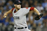 KANSAS CITY, MO - AUGUST 18:  Daniel Bard #51 of the Boston Red Sox throws in the eighth inning during a game against the Kansas City .Royals at Kauffman Stadium on August 18, 2025 in Kansas City, Missouri. The Red Sox won 4-3. (Photo by Ed Zurga/Getty Images)