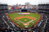 NEW YORK, NY - FILE:  The National Anthem is performed by Haley Swindal as the US Navy Super Hornet flyover takes place before the New York Yankees face the Detroit Tigers on Opening Day at Yankee Stadium in New York City.  (Photo by Jeff Zelevansky/Getty Images)