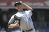 Christian Friedrich of the Colorado Rockies pitches against the San Diego Padres at Petco Park in San Diego, California. (Photo by Denis Poroy/Getty Images)
